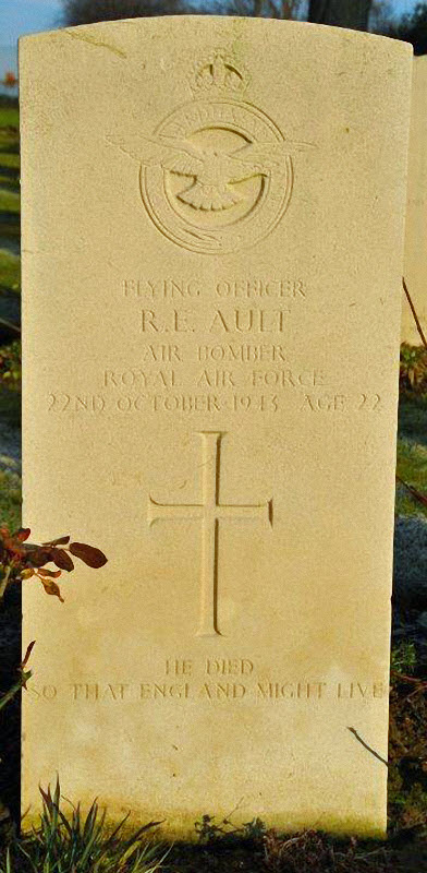F/O Roy Elkington Ault<br /><br /><br />died on active duty - 23.10.1943